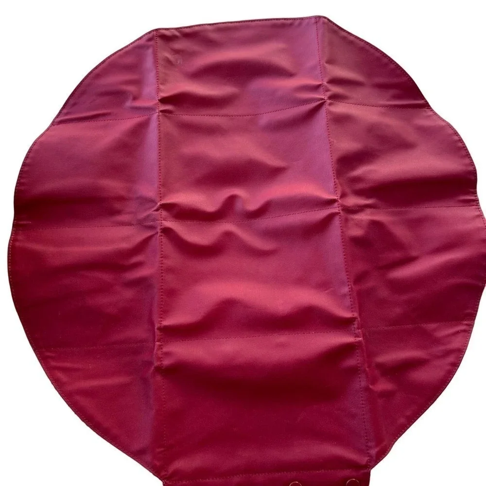 PETUNIA PICKLE BOTTOM red and black diaper changing clutch bag